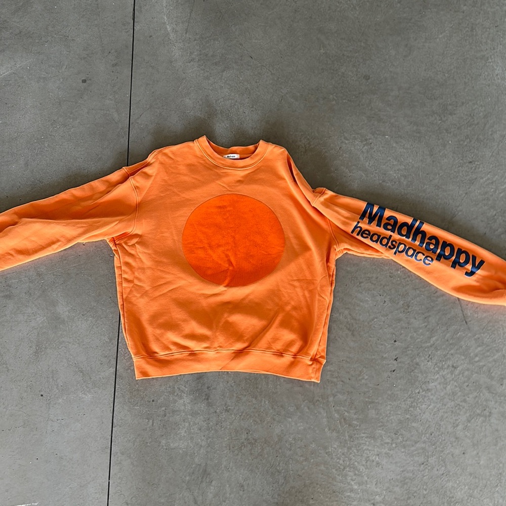 Madhappy Orange Crewneck sweater